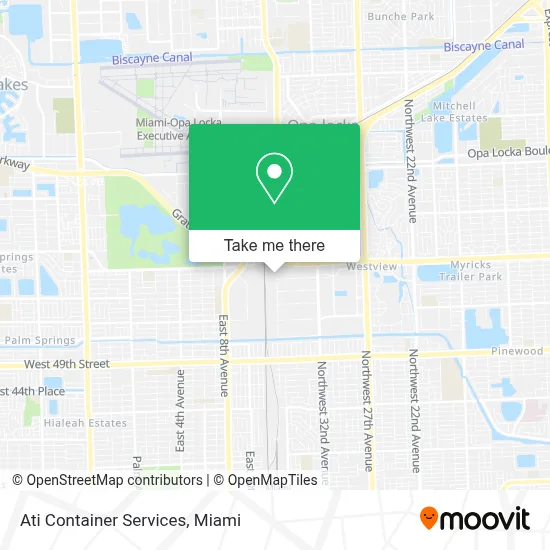 Ati Container Services map