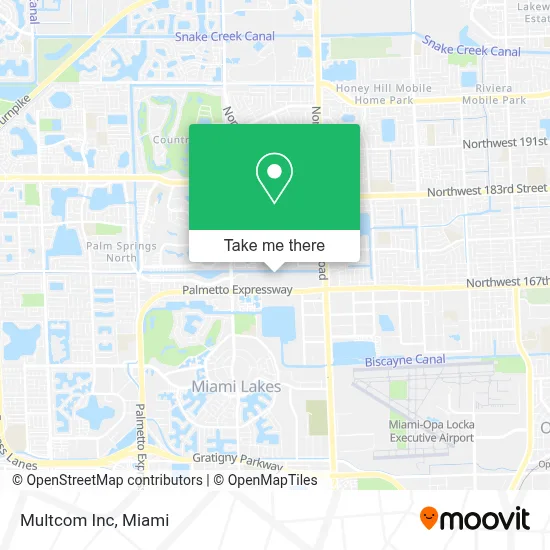 Multcom Inc map