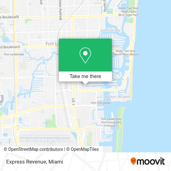 Express Revenue map
