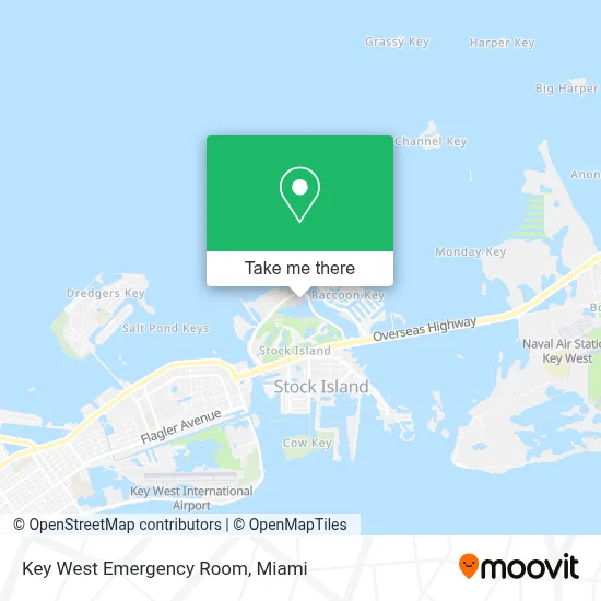 Key West Emergency Room map