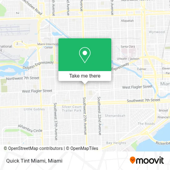 Quick Tint Miami map