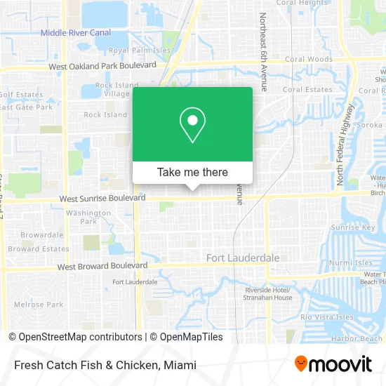 Fresh Catch Fish & Chicken map