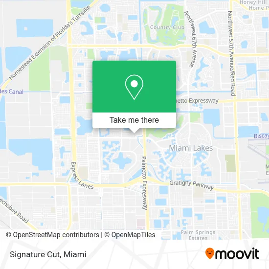 Signature Cut map