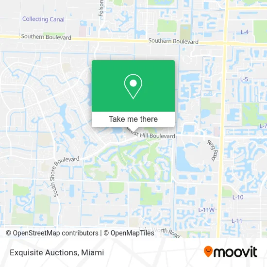 Exquisite Auctions map
