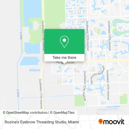 Rozina's Eyebrow Threading Studio map