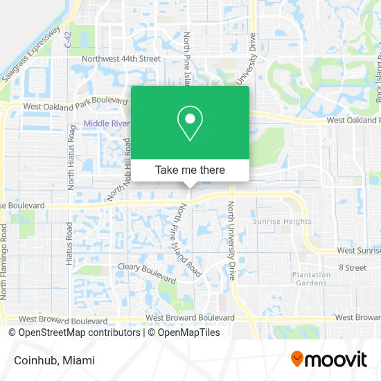 Coinhub map