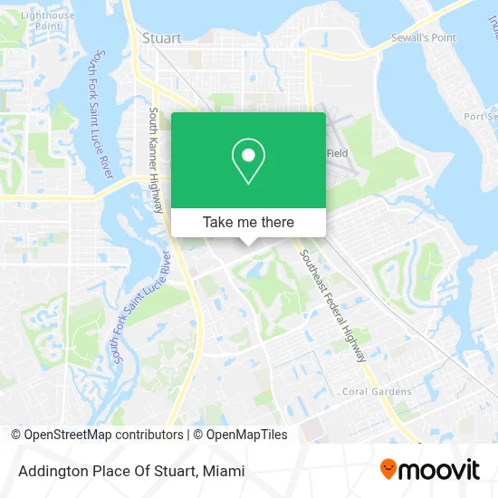 Addington Place Of Stuart map
