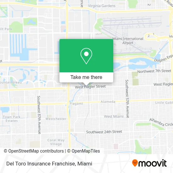 Del Toro Insurance Franchise map