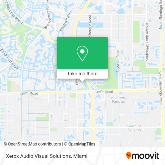 Xerox Audio Visual Solutions map