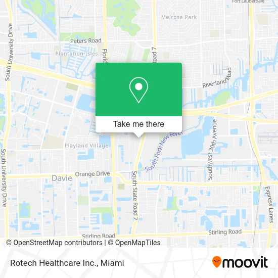 Rotech Healthcare Inc. map