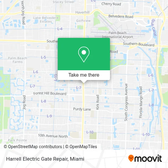 Harrell Electric Gate Repair map