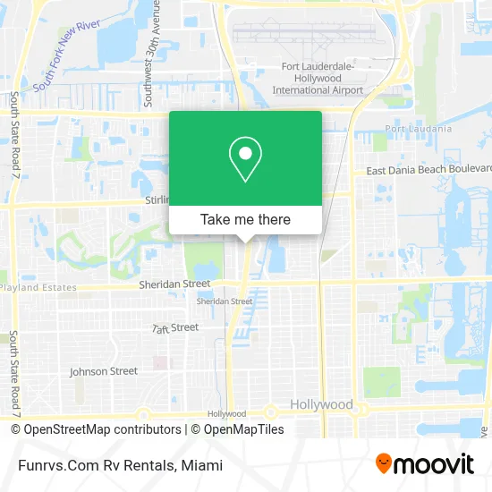 Funrvs.Com Rv Rentals map