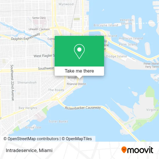 Intradeservice map