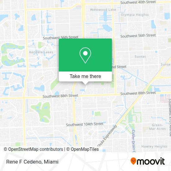 Rene F Cedeno map