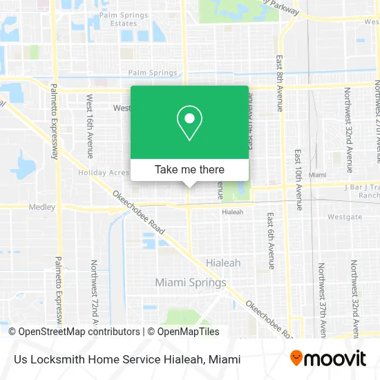 Us Locksmith Home Service Hialeah map