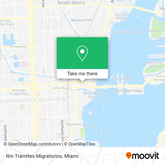 Rm Trámites Migratorios map