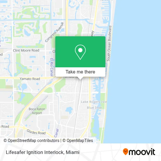 Lifesafer Ignition Interlock map