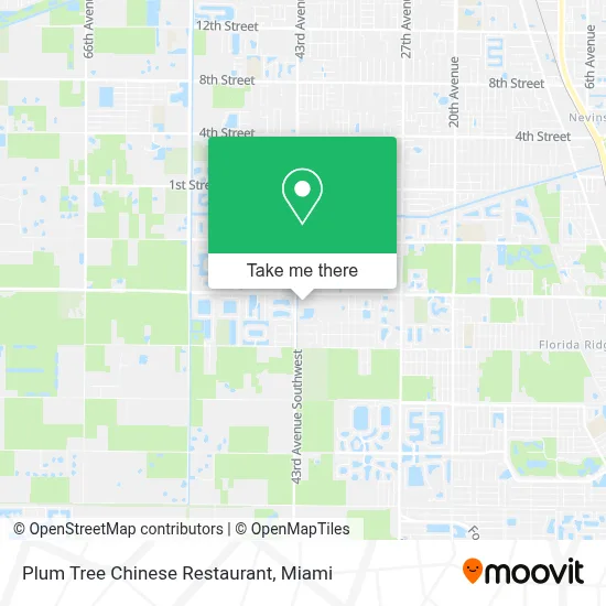 Plum Tree Chinese Restaurant map
