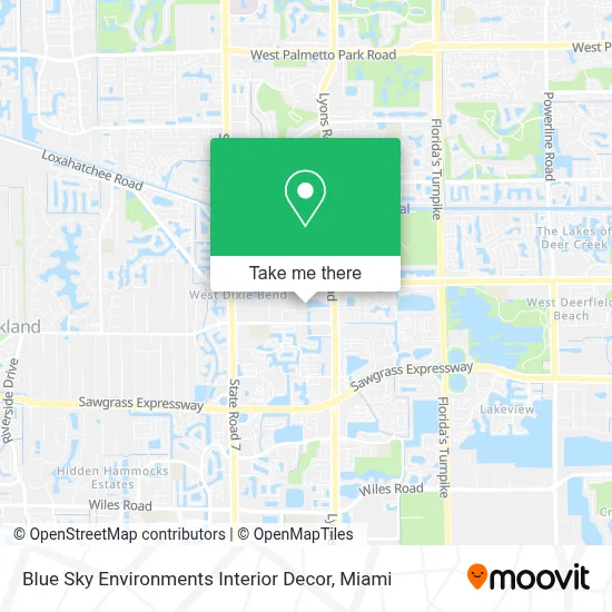 Blue Sky Environments Interior Decor map