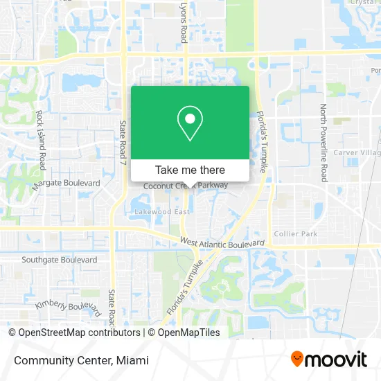 Community Center map