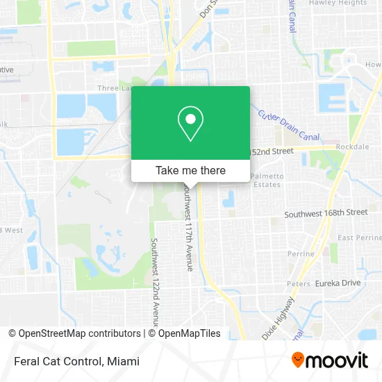 Feral Cat Control map