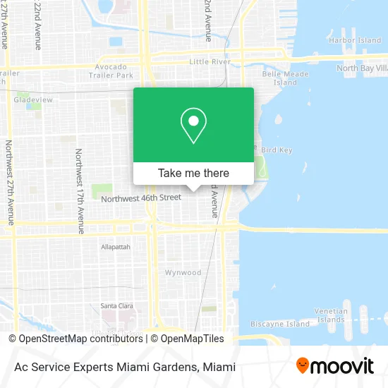 Ac Service Experts Miami Gardens map