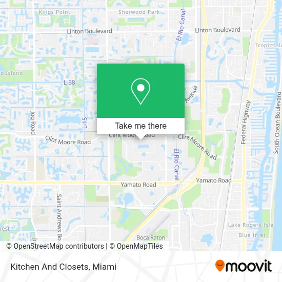 Kitchen And Closets map