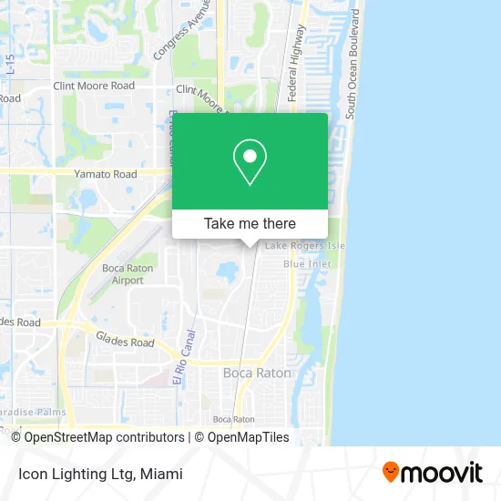 Icon Lighting Ltg map