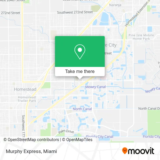 Murphy Express map