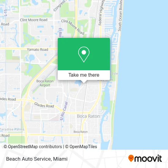 Beach Auto Service map