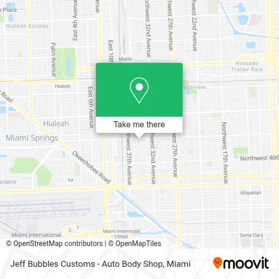 Jeff Bubbles Customs - Auto Body Shop map