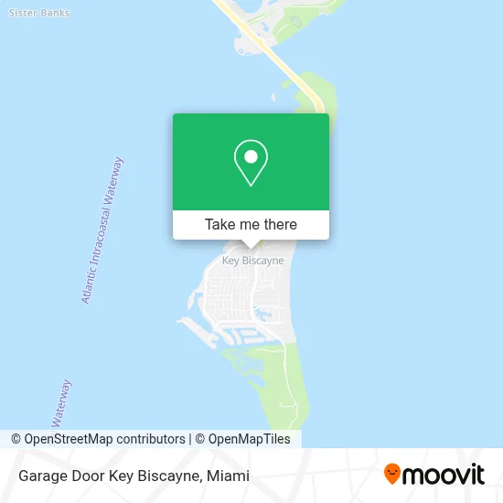 Garage Door Key Biscayne map