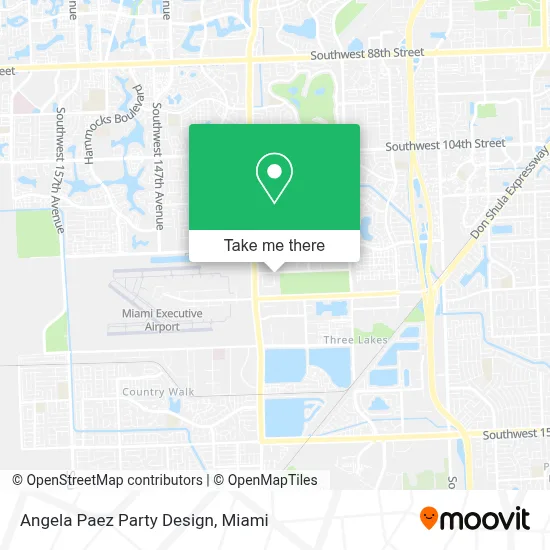 Angela Paez Party Design map