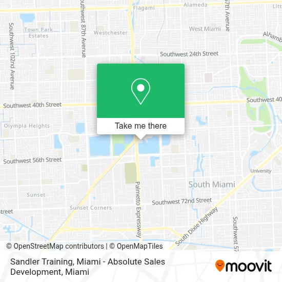 Sandler Training, Miami - Absolute Sales Development map