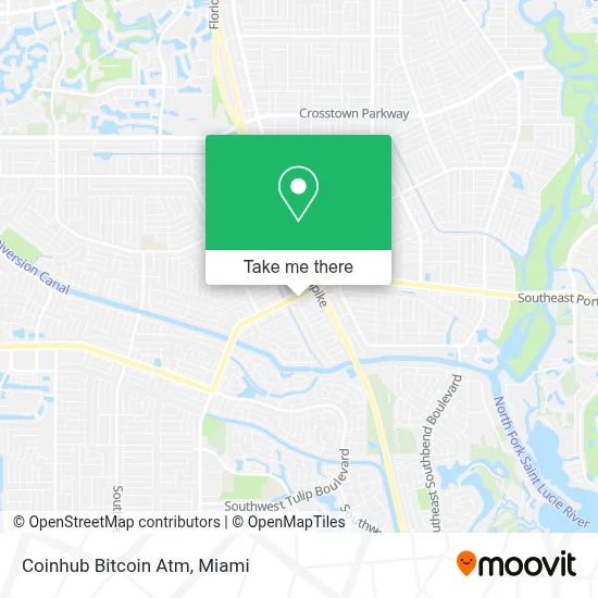 Coinhub Bitcoin Atm map