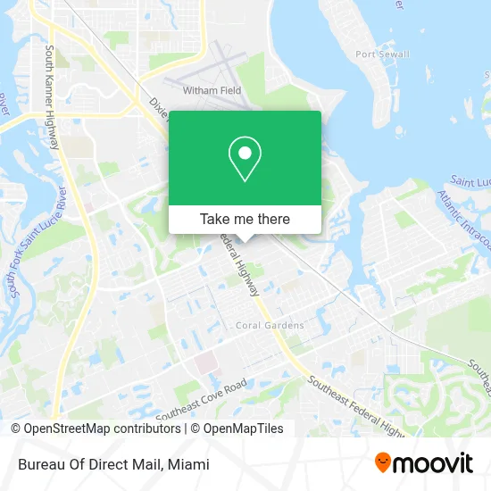 Bureau Of Direct Mail map
