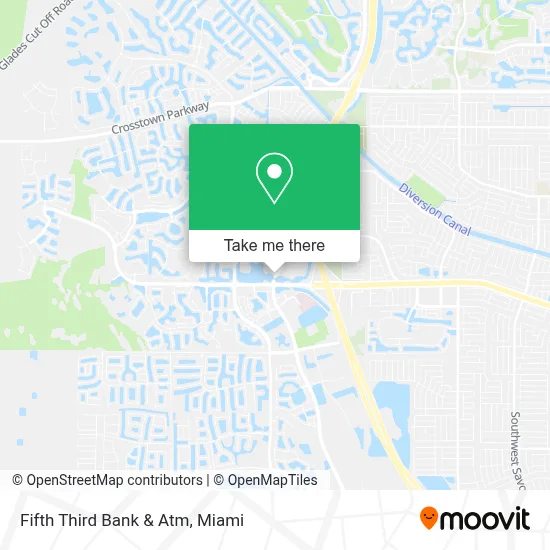 Fifth Third Bank & Atm map