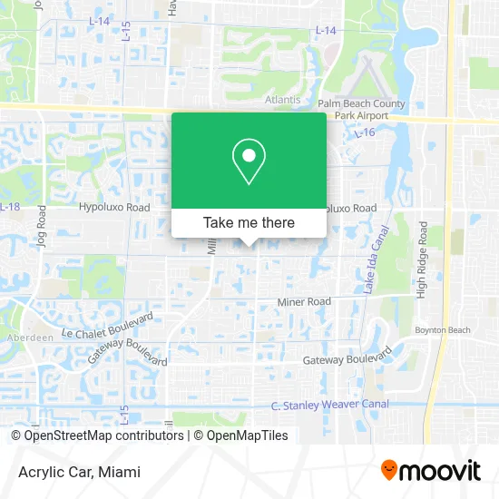 Acrylic Car map