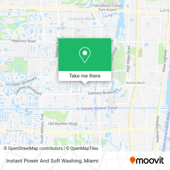 Instant Power And Soft Washing map