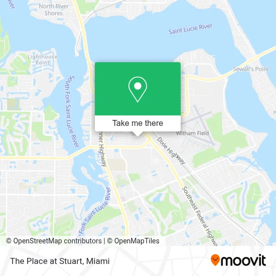 The Place at Stuart map