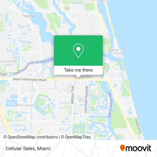 Cellular Sales map