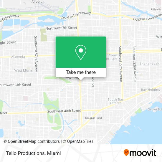 Tello Productions map