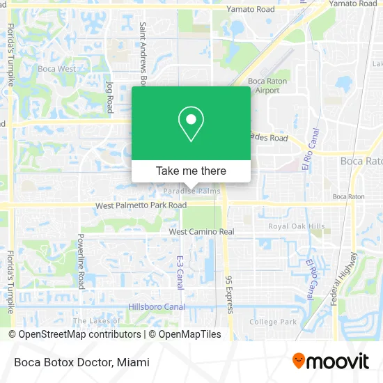 Boca Botox Doctor map