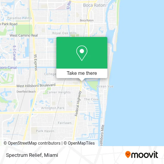 Spectrum Relief map
