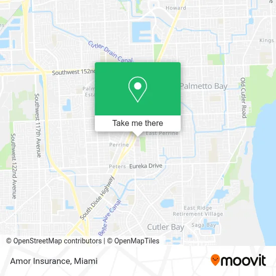 Amor Insurance map
