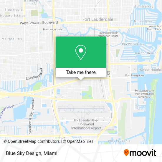 Blue Sky Design map