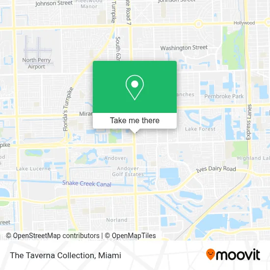 The Taverna Collection map