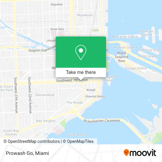 Prowash Go map