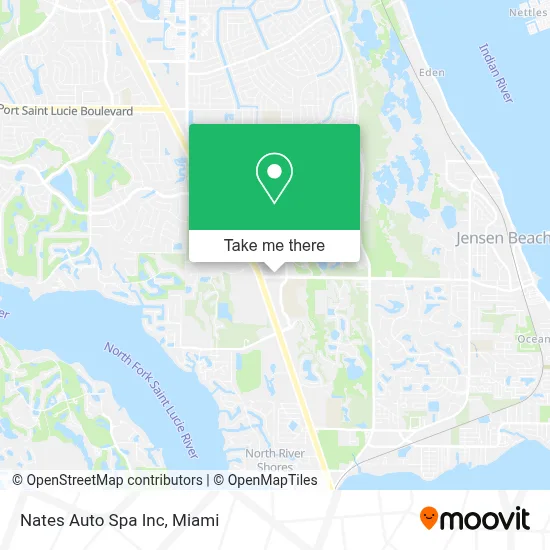 Nates Auto Spa Inc map