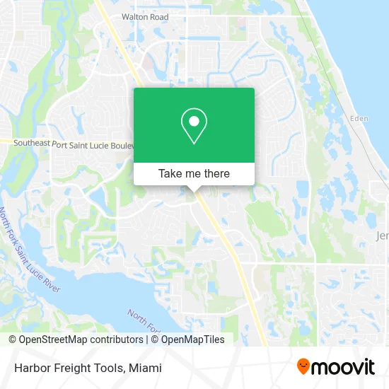 Harbor Freight Tools map